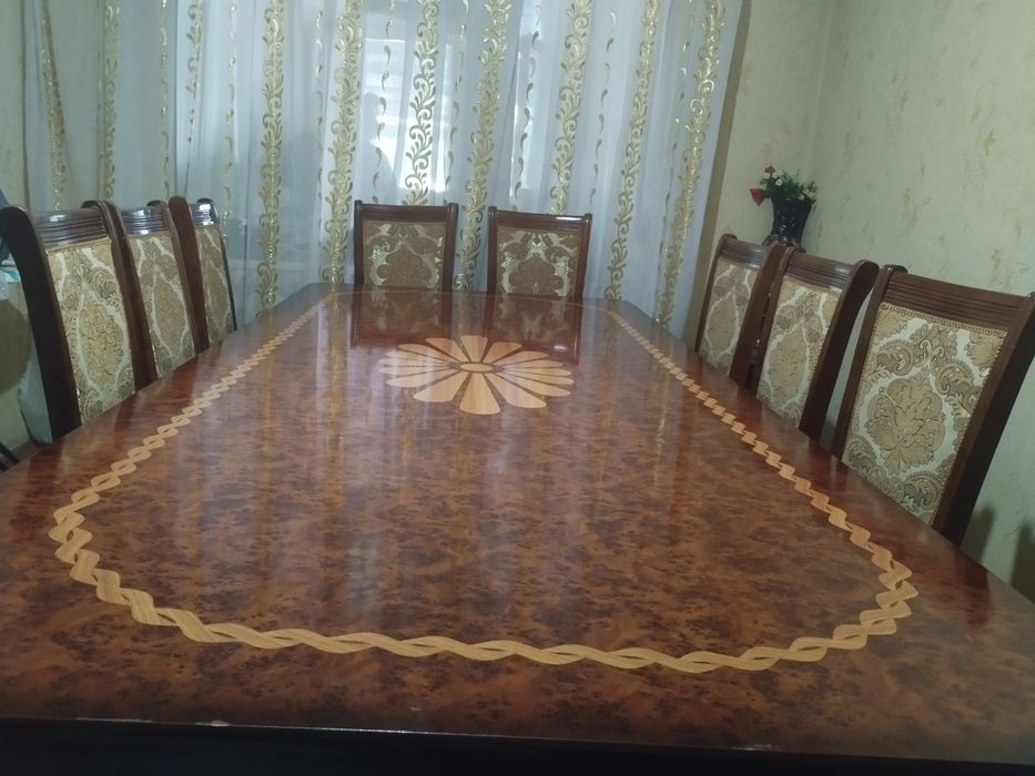 Stol stul 12 kishilik