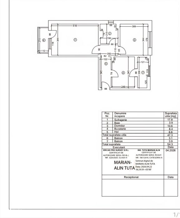 Apartament cu 2 camere în Craiovița Nouă, zona Bigul Vechi
