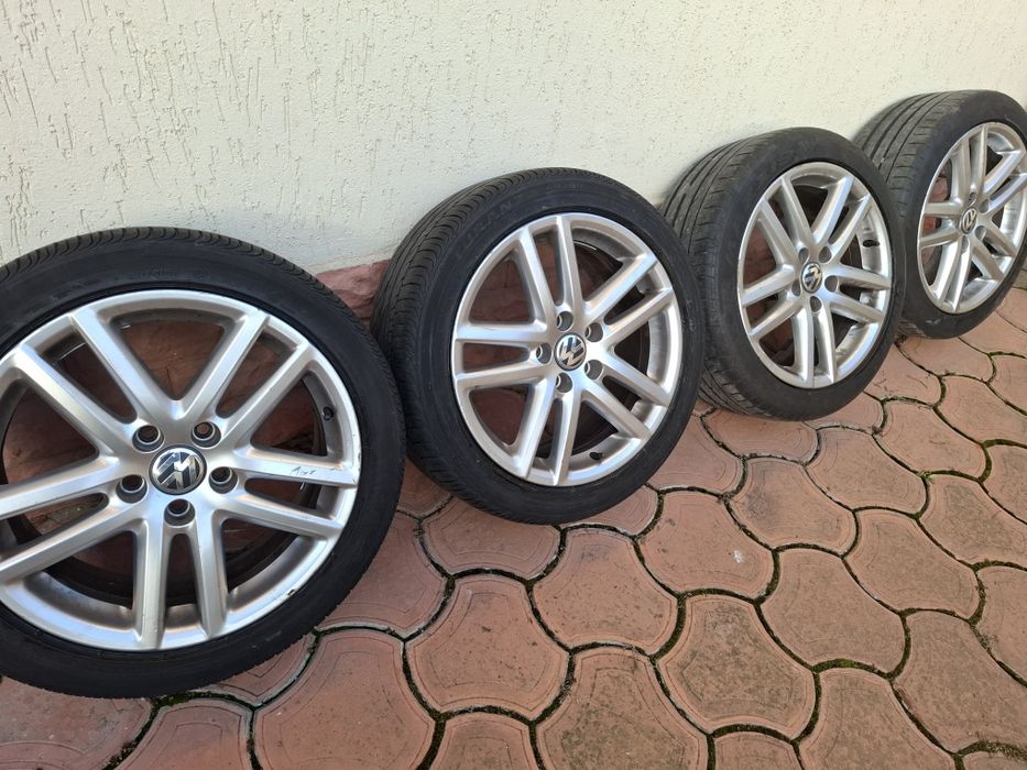 Jante cu anvelope 5x112