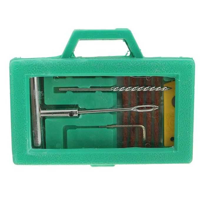 Авариен комплект за лепене на безкамерни гуми - 6 части.