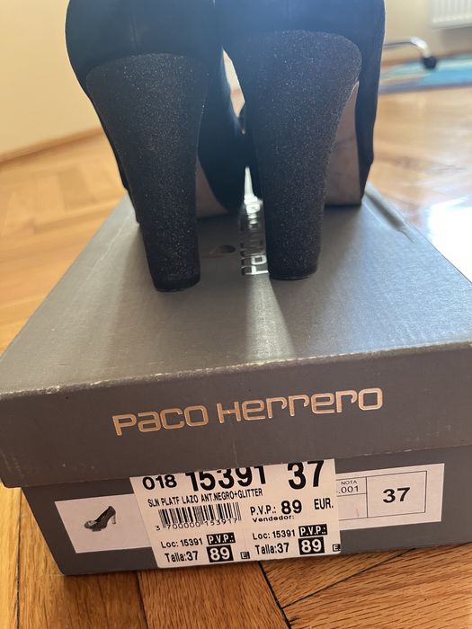 Pantofi de piele Paco Herrero