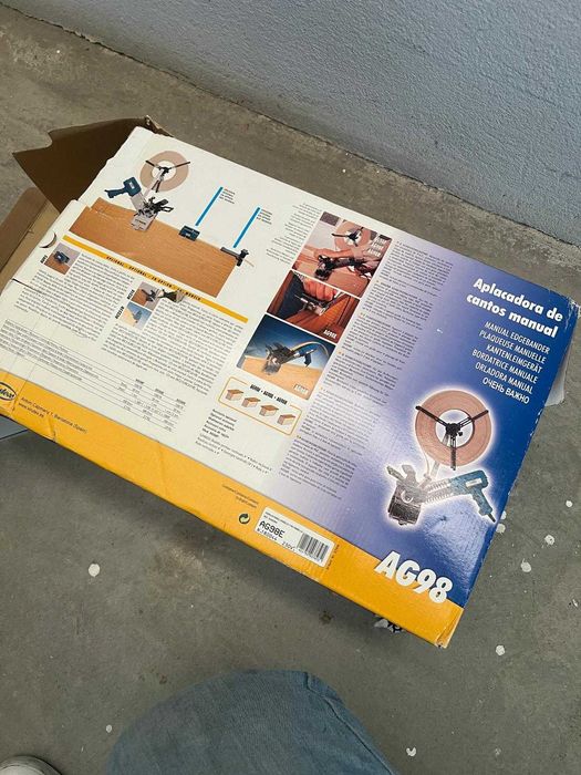 Aplicator de cant manual Virutex AG98E – NOU, cu factură | Mașină de aplicat canturi portabilă 1500W