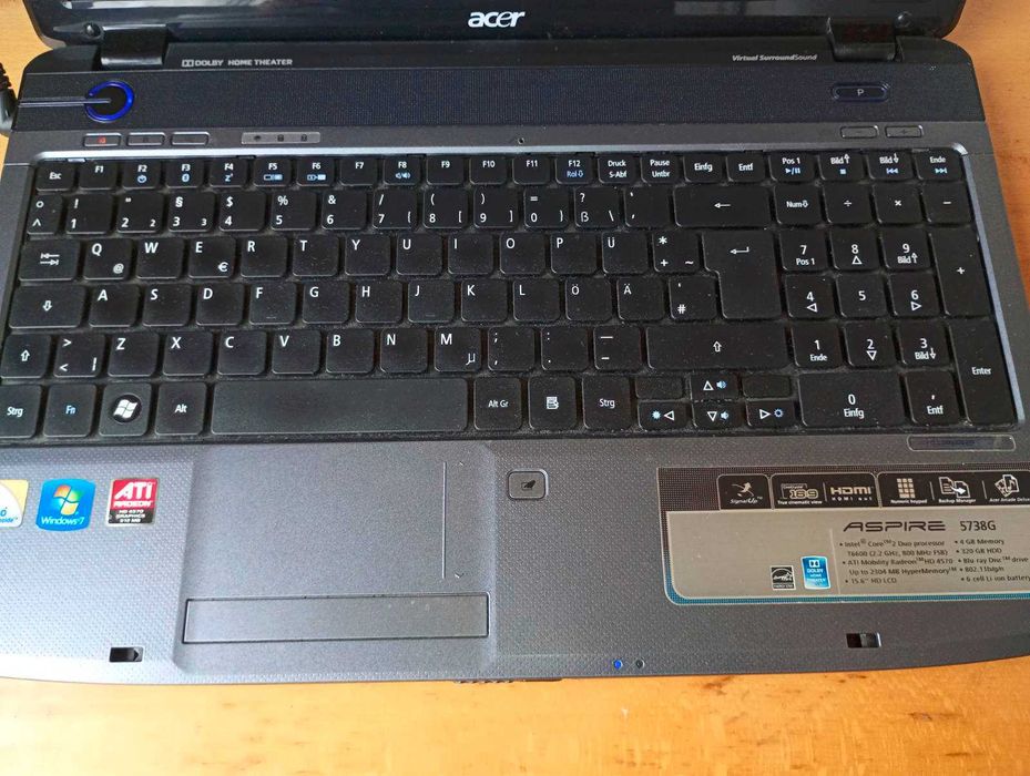 Лаптоп Acer Aspire 5738 Windows 10 15.6"