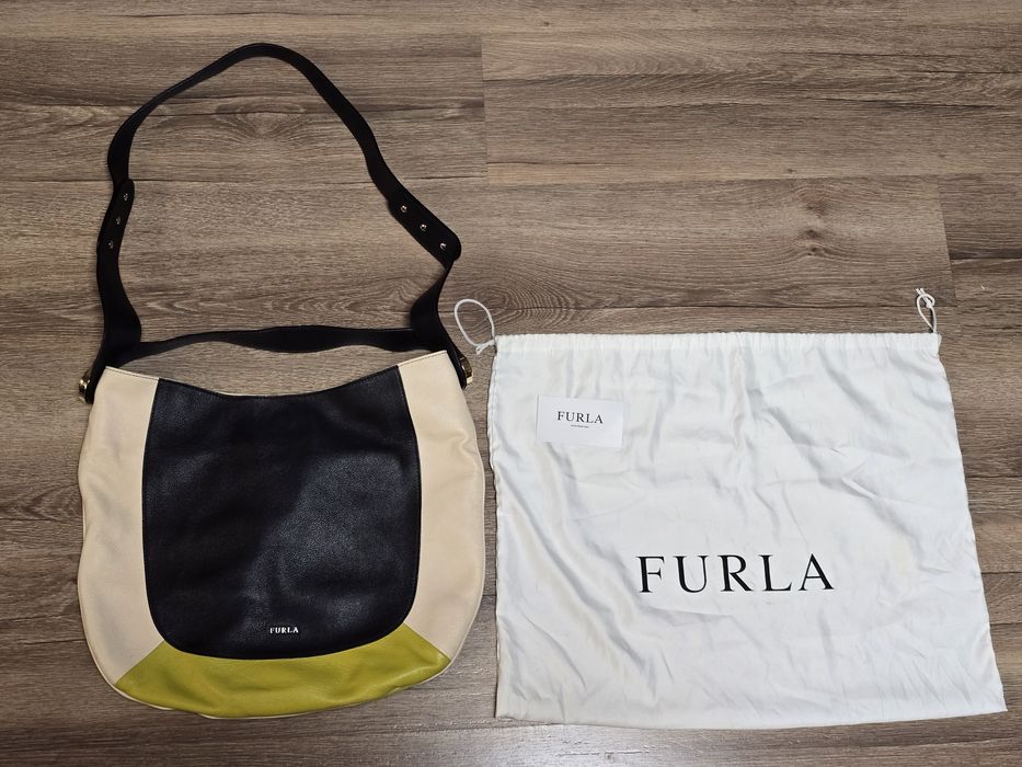 Furla Luna оригинална голяма дамска чанта