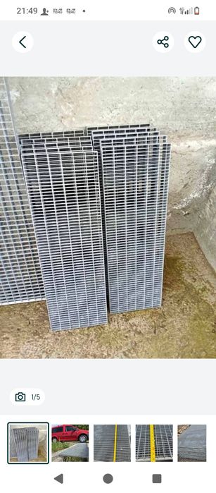 Vine mi grătare zincată orice dimensiune și drept de pentru scări