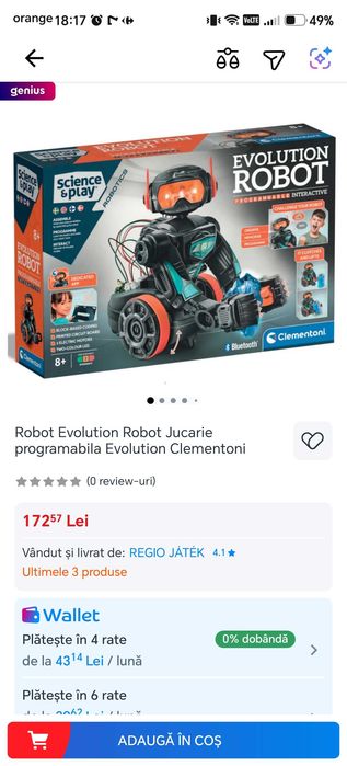 Robot STEM ca nou! 8 +