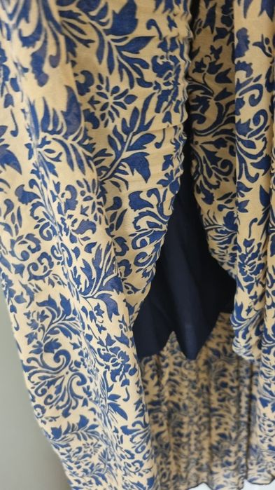 Rochie bej bleumarin Really xl