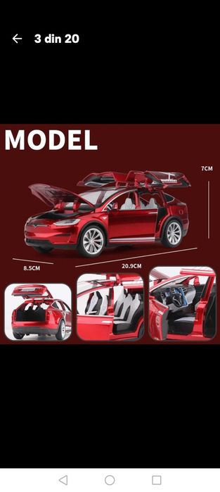 Vând macheta Tesla Model x 100D
