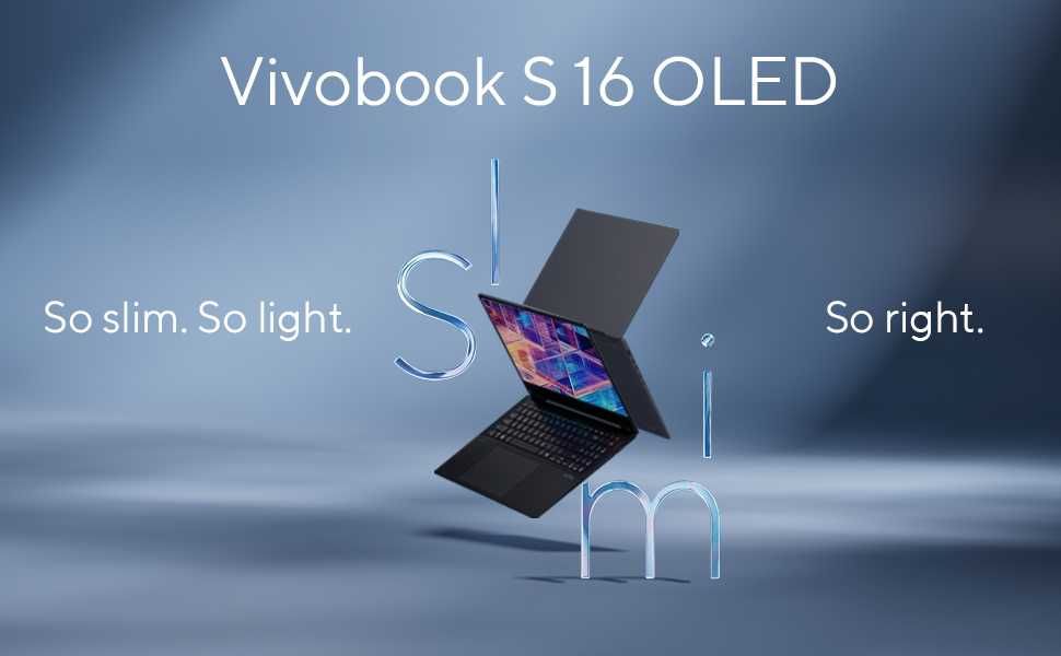 ASUS Vivobook S16 Ultra 9 185H, 1TB, Lumina 3,2K OLED, Arc graphics