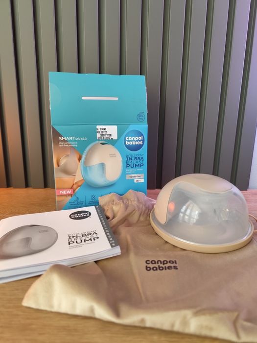 Помпа за кърма Canpol babies SMARTsense hands- free и подаръци