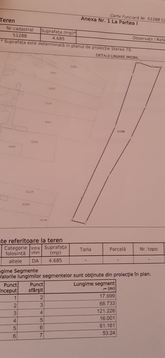 Teren intravilan 4685 mp în comuna SACADAT, sat BORȘA, jud BIHOR