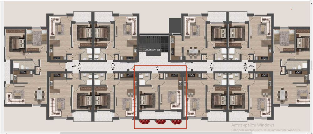 Двустаен апартамент в кв.Речни лозя Свиленград