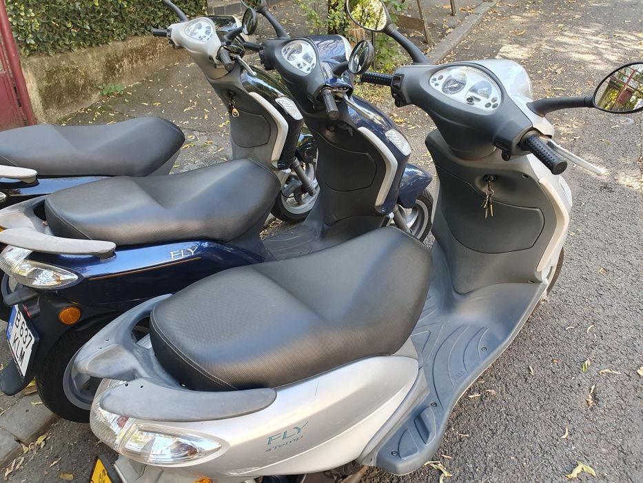 Pachet 3 scutere Piaggio Fly 50/125/150cmc4t, cu carte RAR,ITP,fiscal
