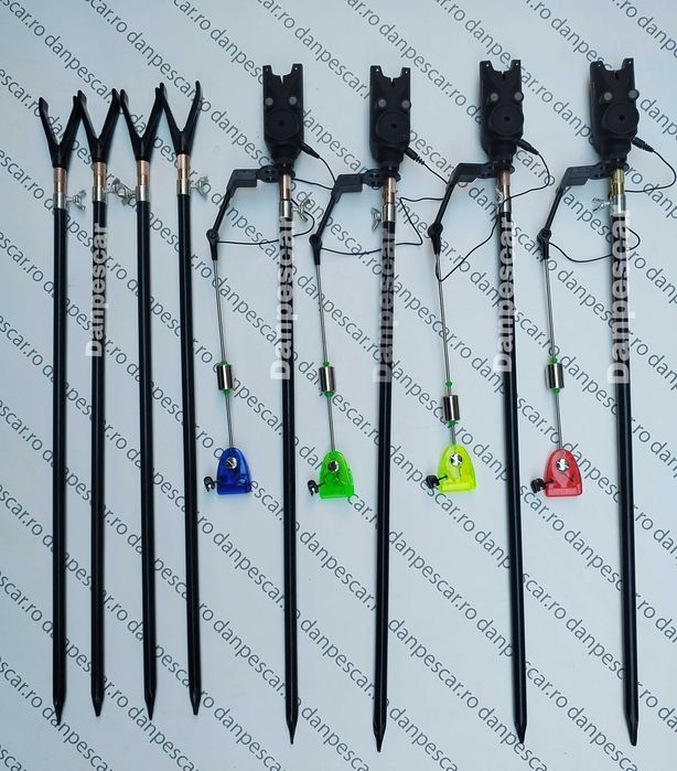 Set 4 Avertizori WINDBLADE 617 + 4 swingere MKM2 cu iluminare si 8Tije