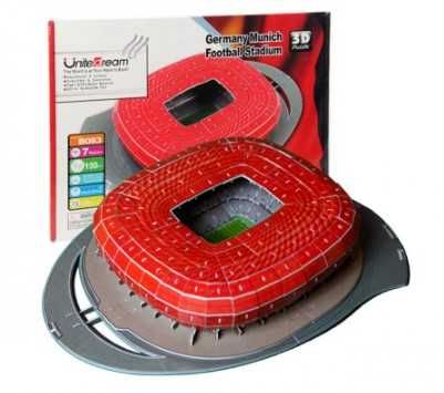 3D пъзел футболен стадион - различни отбори