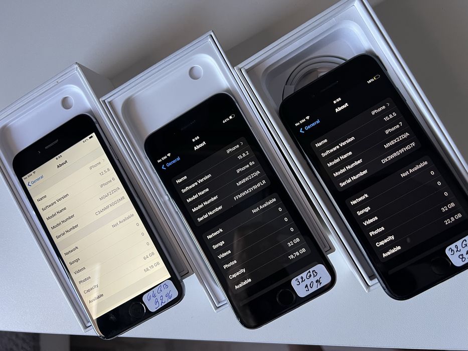 Iphone 6-64gb,6s-32gb,7-32gb