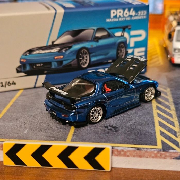 Pop Race 1:64 Mazda RX-7 Amemyia macheta auto premium de colectie
