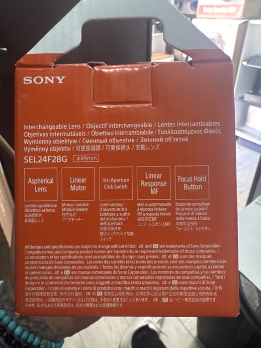 Vand Sony FE 24mm F2.8 G (SEL24F28G) – NOU