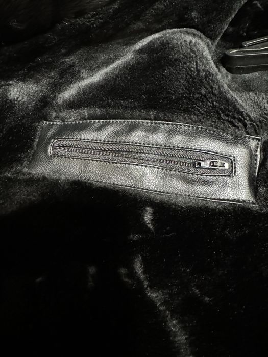 Мужская кожанная дубленка