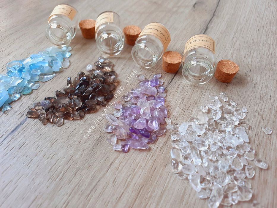 Браслет из горного хрусталя. Кулон. Изделие ручной работы