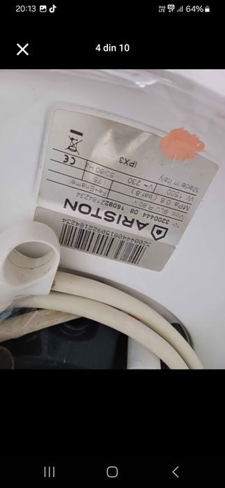 Usa de interior usa de întrare Boiler electric Ariston