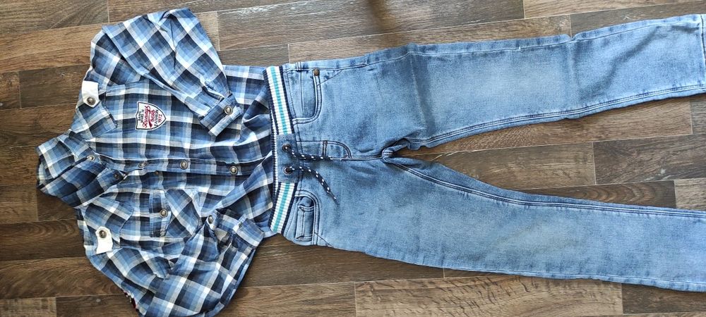 Рубашка и джинсы Next