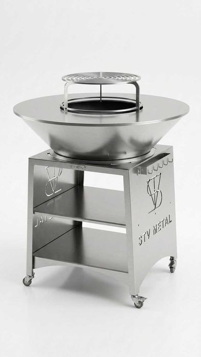 Gratar cu plita FULL INOX // STV METAL