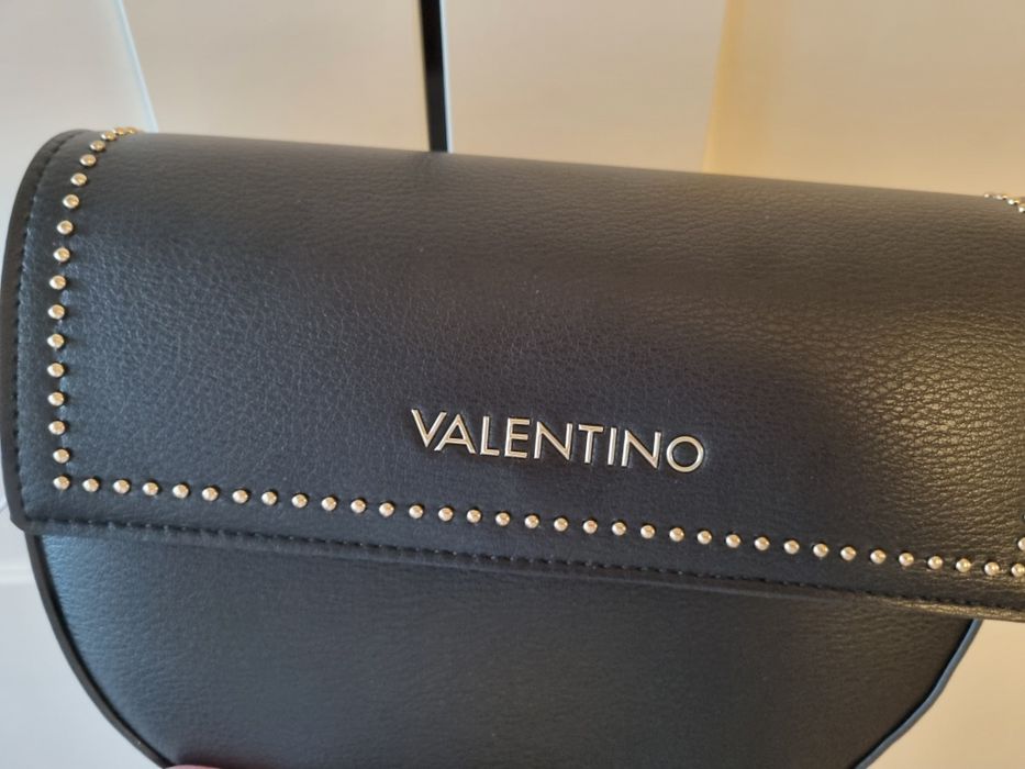 Черна дамска чанта Valentino