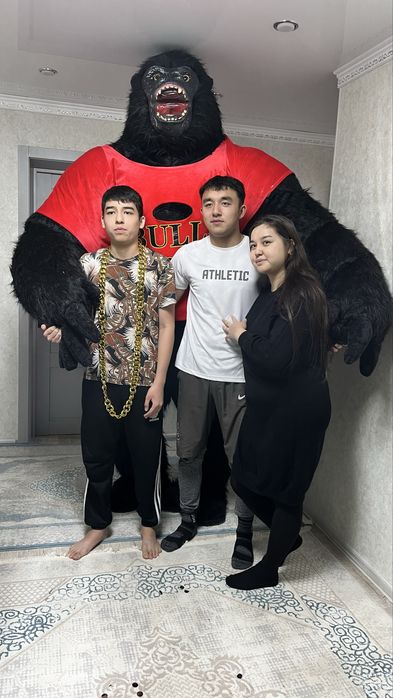 Кинг-конг И Мишка с аниматором г.Уральск