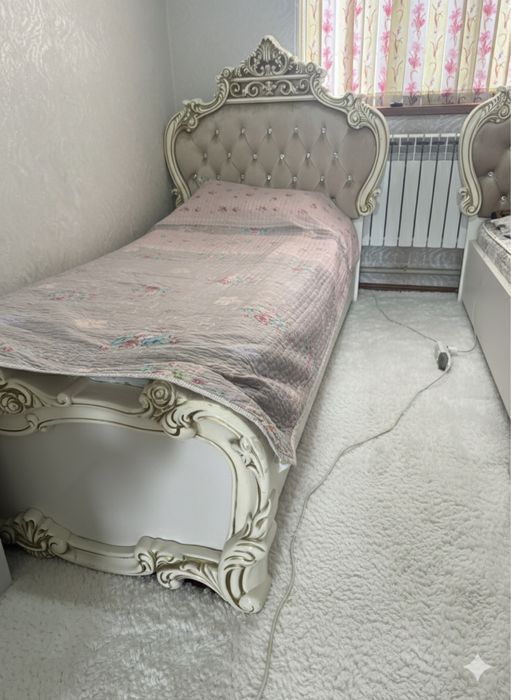 Кровати 2 штуки(белый)