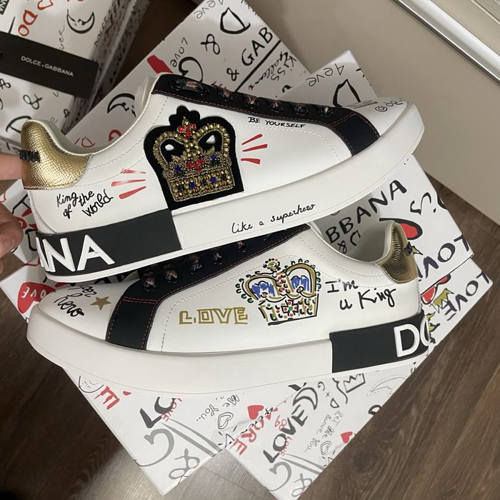 Adidasi Dolce Gabbana Crown Edition Luxury