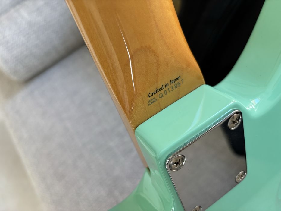 Fender Jaguar MIJ Crafted in Japan 2002 JG66 Surf Green + husă
