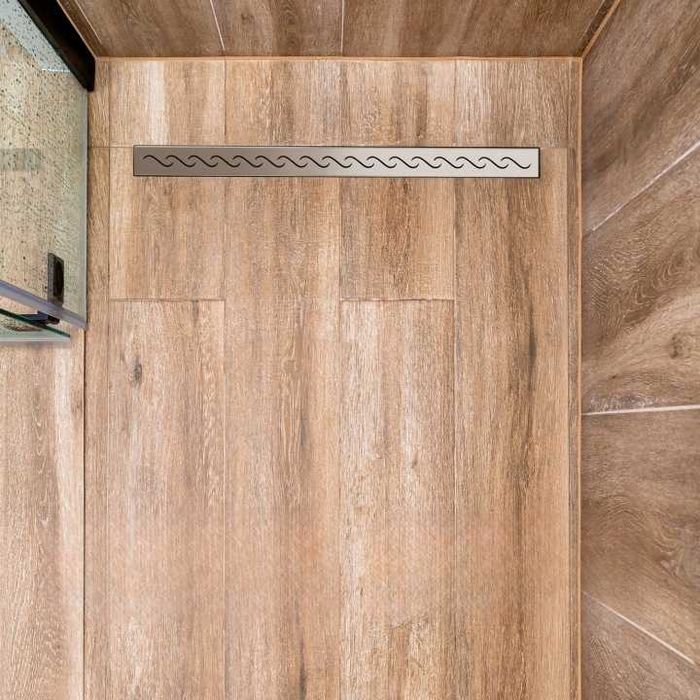 Линеен сифон за баня от неръждаема стомана Aquamarin 100 см