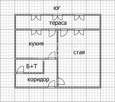 Едностаен СРЕДЕН апартамент с ЮЖНО изложение - кв.Добруджански!