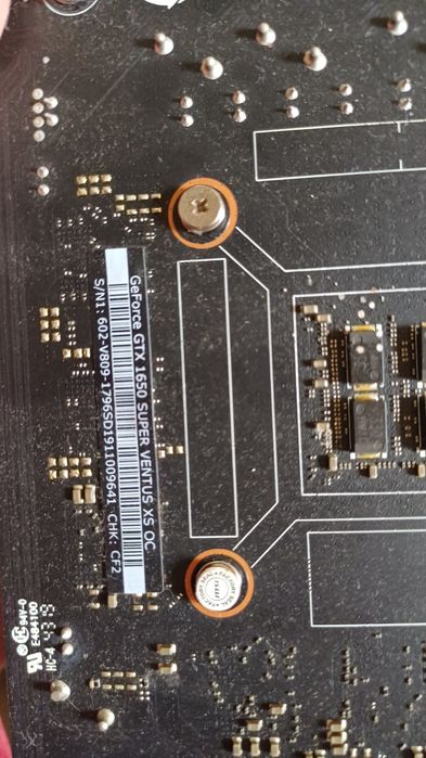 Vand gtx 1650 super msi ventus