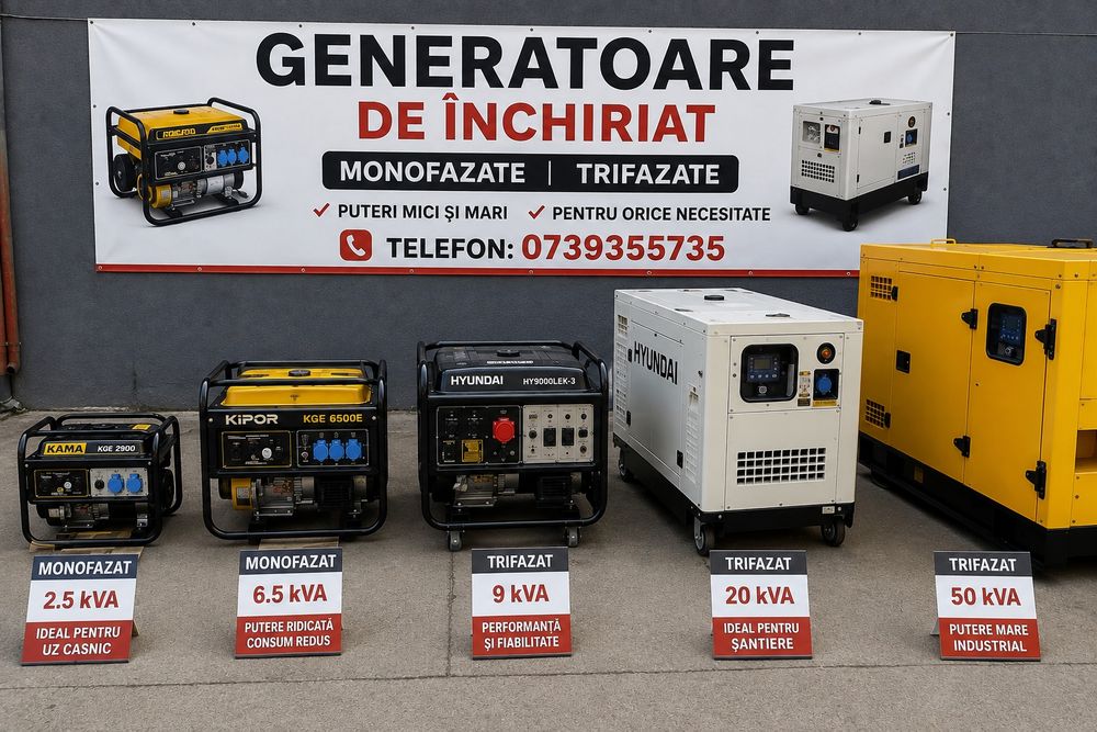 Generatoare electrice ploiesti de inchiriat grupuri electrogene chirie electric