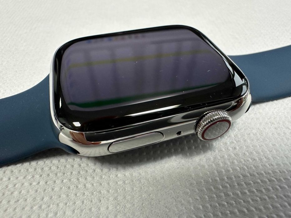 APPLE Watch Series 9, GPS + Cellular, 45mm Silver Stainless Steel Case