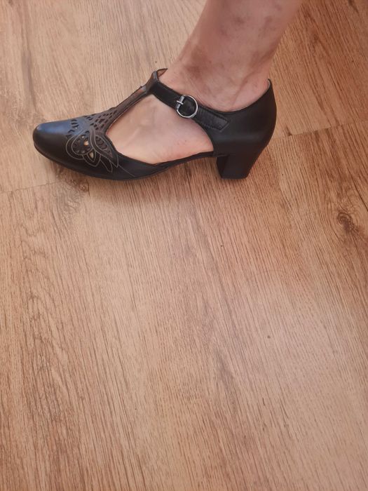 Pantofi noi piele naturala 38