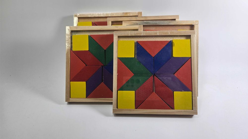 Пет броя дървени мозайки за 15лв. / дървени играчки