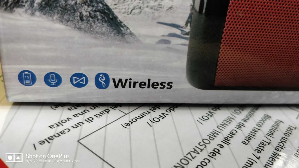 Boxa portabila  wireless bluetooth Radio j23, tellur
