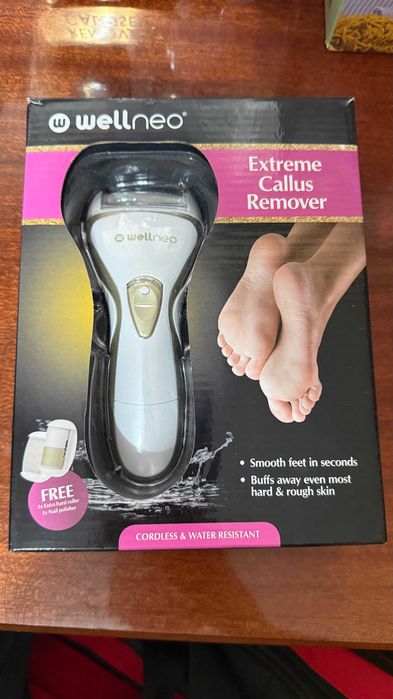 Wellneo Extreme Callus Remover – Aparat electric pentru îndepărtarea bătăturilor – NOU