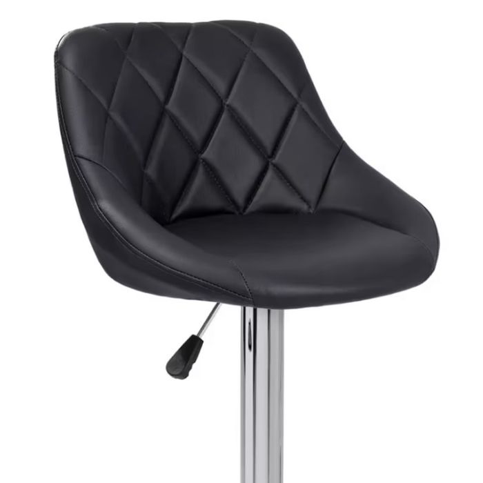 Комплект бар столове от 2 бр въртяща се седалка с регулируема височина