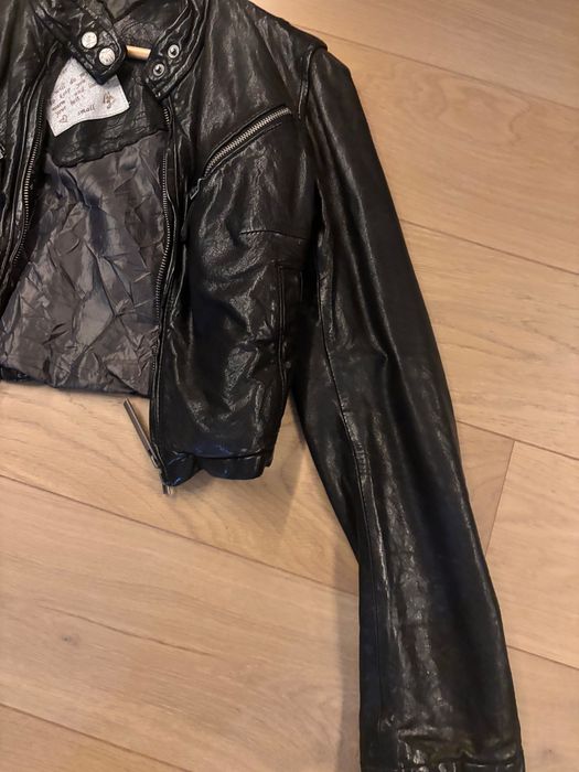 Късо яке от естествена кожа BSB