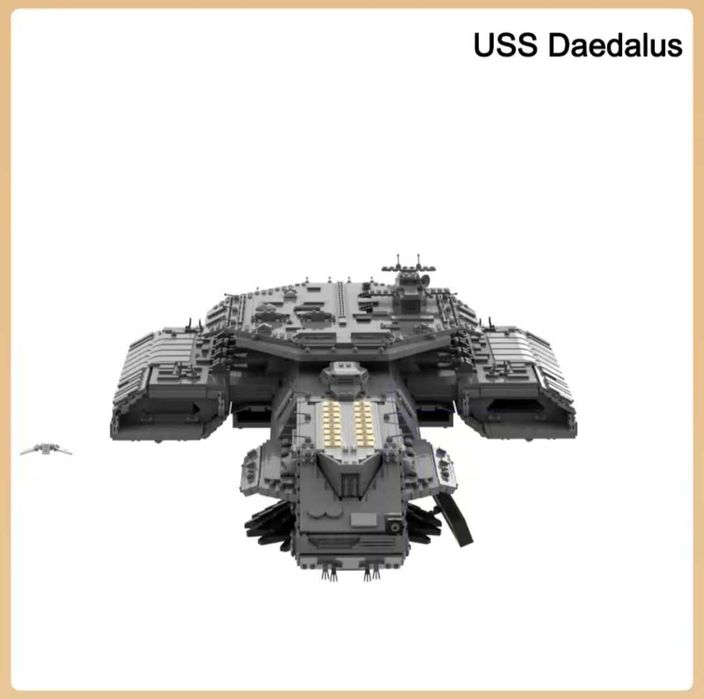 USS Daedalus SG Atlantis Lego compatible Mega Constructor