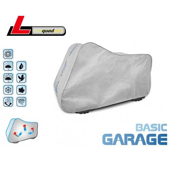 Покривало Kegel Basic L QUAD за ATV АТВ 180-215 см сиво водоустойчиво всесезонно