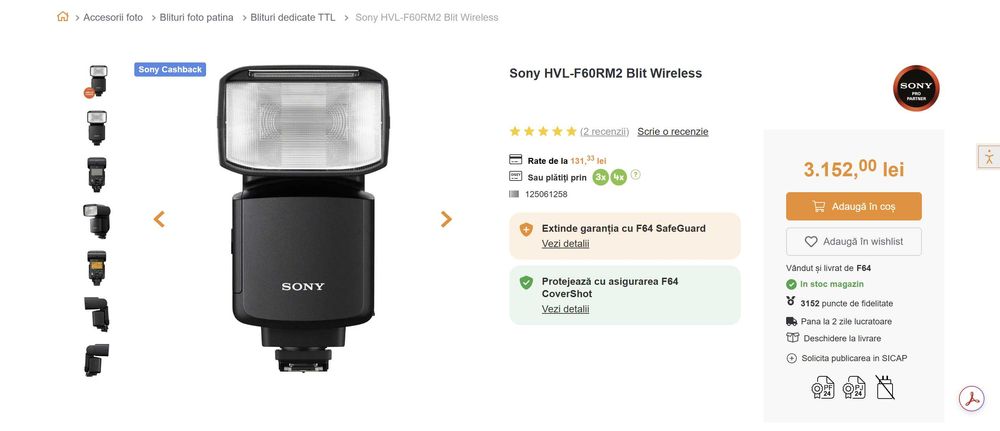 Sony HVL-F60RM2 Blit Wireless