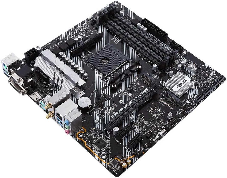 Материнская плата ASUS Prime B550M-A WiFi II (AM4, DDR4, PCIe 4.0)
