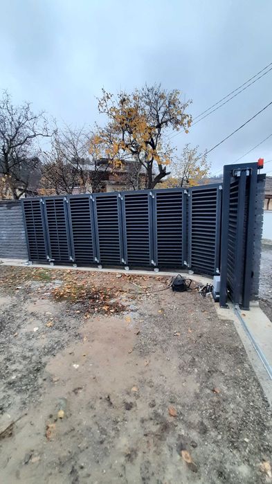 Poarta  cu deschidere la 90 grade,portante sau batante.