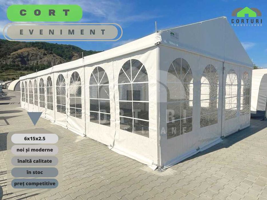 Corturi pentru aniversare, evenimente, botez, structura din aluminiu