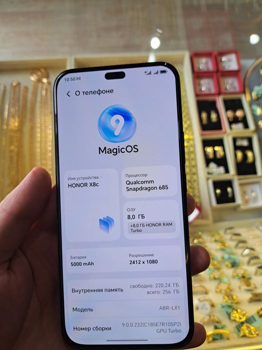 Honor x8c 256 Karobka dakument